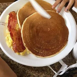 pancakes, food