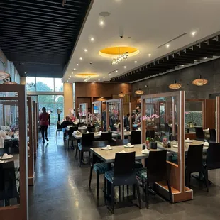 Inside seating area