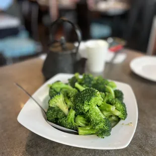 Pan-Fried broccoli w/Garlic