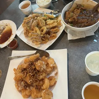 Deep-Fried Calamari w/ S&P