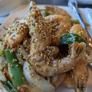 Spicy Sauteed Deep Fried Shrim