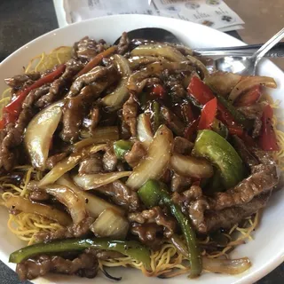 Beef Chow Mein w/ Black Pepper