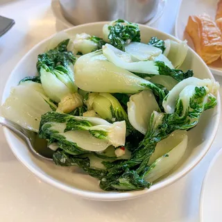 Stir-Fried Baby Bok Choy w Gar