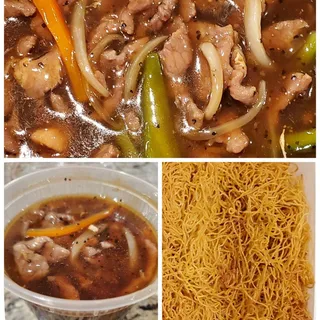 Beef Chow Mein w/ Black Pepper