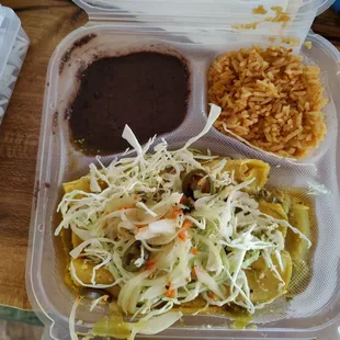 Yucantanes enchiladas