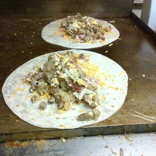 Monster Breakfast Taco