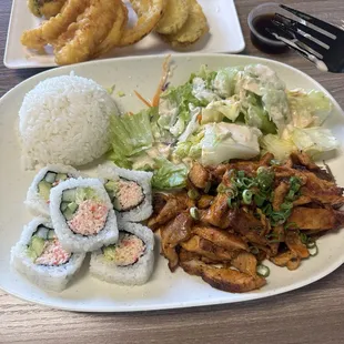 Spicy chicken lunch box