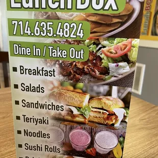 the contents of a lunch box