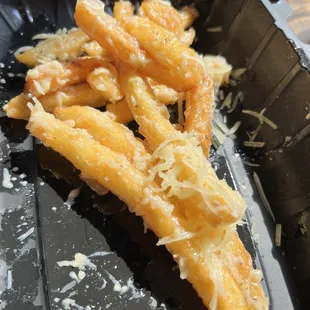Parmesan Fries , sorry I started eating them then realized I didn't get a picture first. They were really good