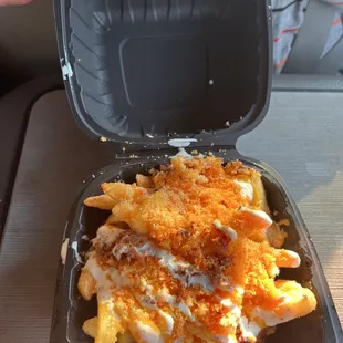 Bacon Cheeto fries