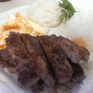 Steak and Eggs Plate