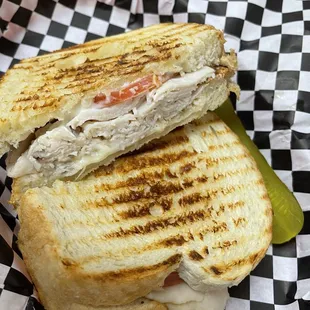 Cajun Turkey Panini, no bacon