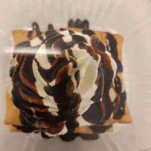 Chocolate cream puff