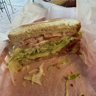 Classic BLT with avocado