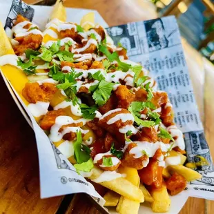 Karaoke &amp; Mini Buffalo Fries at both locations every Monday!! Gringo Theory Eastside and Aceitunas Beer Garden West
