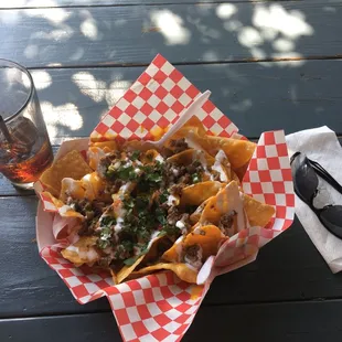 Asada nachos. Delicious great taste.