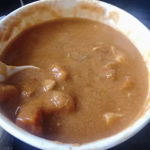 African Peanut with Chicken Soup