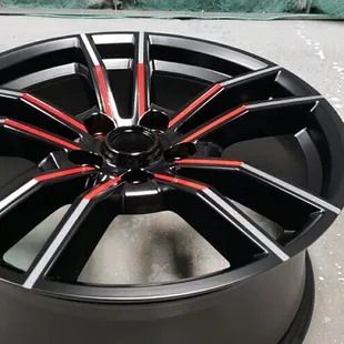 Fantastic work, all powder, no paint, tri coat!