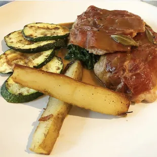 Veal saltimboca