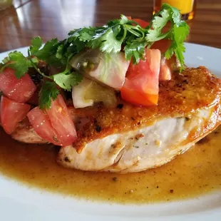 Crispy Herb Jidori Brick Chicken