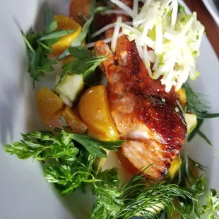 Grilled BBQ Scottish Salmon