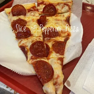 Pepperoni Pizza slice of utter delight!