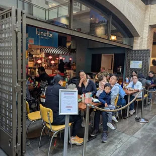 Dine-in area, 8/31/24