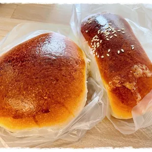 BBQ pork bun; Cocktail bun.