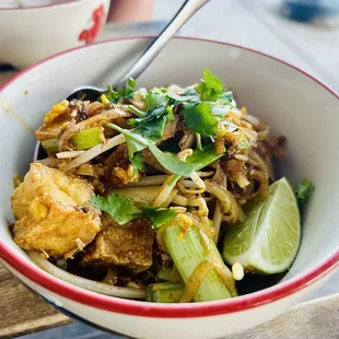 Crispy Tofu pad Thai