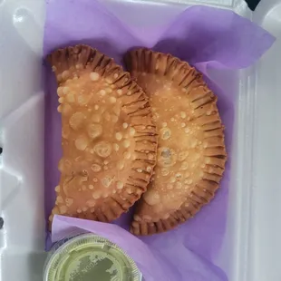 Beef and chicken empanada