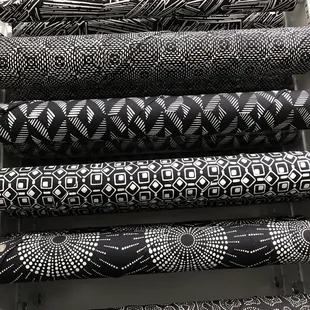 Black and white fabrics