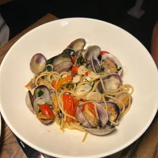 Manilla clam spaghetti