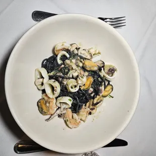 a plate of food on a table
