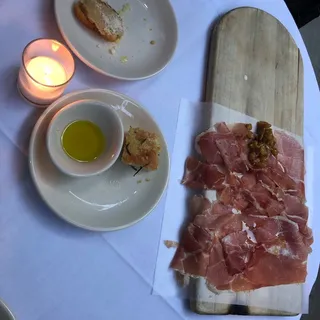24 Month Aged Prosciutto di Parma with Fettunta