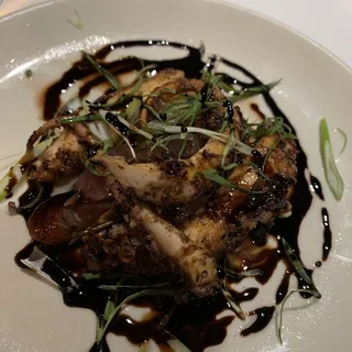 Charred Octopus with Caperberry & Nostralina Olives