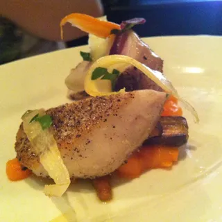 Heritage Pork Chop with Fennel & Sweet Onions