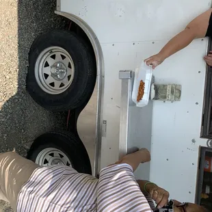 Owner gave us a free sample of their Adobada meat.