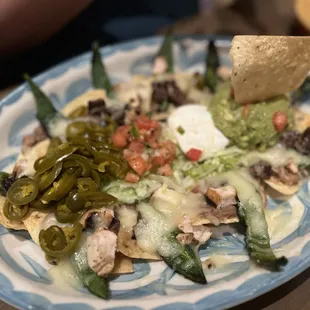 Fajita nachos