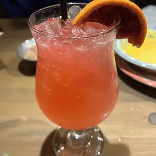 Blood Orange Margarita- Bang for your buck.