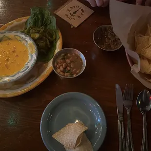 Love, love, love their charro beans!