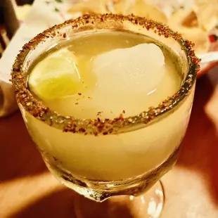 Lupe Grande Marnier Margarita with Tajín