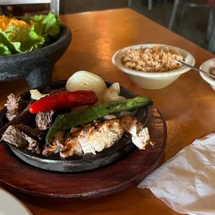 Mixed fajita plate 1/2 size