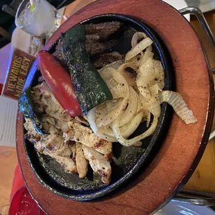 a plate of food on a table