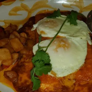 Eggs and Enchiladas