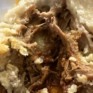 a pulled pork sandwich
