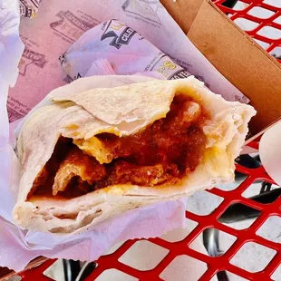 Chicharron Hot Burrito