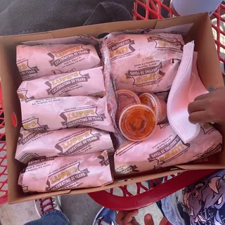 Bean, Cheese and Red Burrito Hot