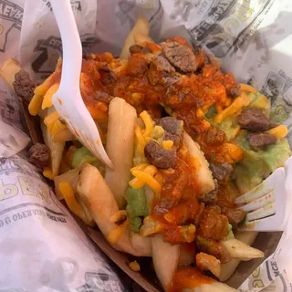 Large Guacamole and Cheese Fries