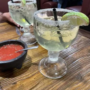 Premium Margaritas on the rocks