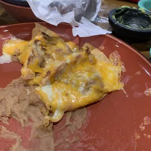 Chicken nachos! Clearly so good I forgot to take the picture before we are them.